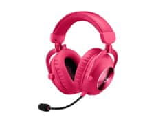 Logitech G PRO X 2 Lightspeed Gaming slušalke, brezžične, roza
