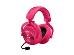 Logitech G PRO X 2 Lightspeed Gaming slušalke, brezžične, roza