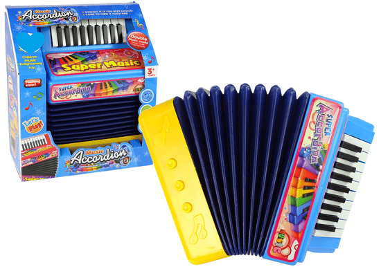 Lean-toys Glasbena harmonika za otroke 20 tipk