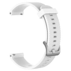 BStrap Silicone Land pašček za Garmin Vivoactive 3, white