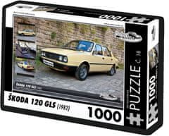 RETRO-AUTA© Puzzle št. 18 Škoda 120 GLS (1982) 1000 kosov