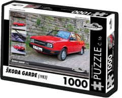 RETRO-AUTA© Puzzle št. 16 Škoda Garde (1983) 1000 kosov