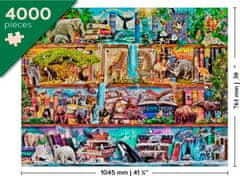 Wooden city Lesena sestavljanka Amazing animal kingdom 2 v 1, 4000 kosov