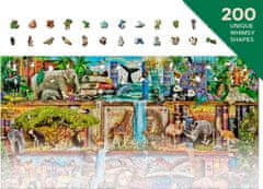 Wooden city Lesena sestavljanka Amazing animal kingdom 2 v 1, 4000 kosov