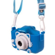Luniks Otroška kamera modra + Darilo SD kartica