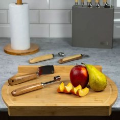 KINGHoff deska za rezanje z robom 45x33cm 35485