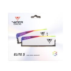 Patriot Viper Elite 5 RGB Kit 64GB (2x32GB) DDR5-6200 DIMM PC5-49600 CL42, 1.35V