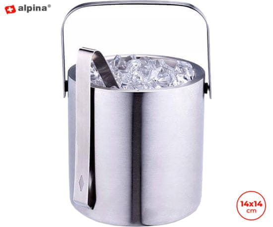 Alpina hladilnik za steklenico, 1,2 l, nerjaveče jeklo