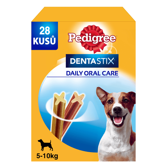 Pedigree žvečilne palčke za pse DentaStix, velikost S, 28 kosov