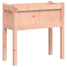 Vidaxl Vrtno korito z nogami 70x31x70 cm trden les douglas