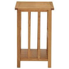 Vidaxl Mizica za revije 45x35x55 cm trdna hrastovina