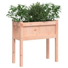 Vidaxl Vrtno korito z nogami 70x31x70 cm trden les douglas