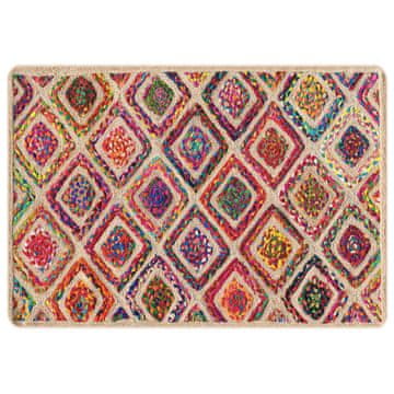 Vidaxl Preproga pralna večbarvna 160x230 cm