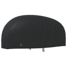Vidaxl Pokrivalo za motorno kolo črno 230x95x125 cm 210D oxford blago