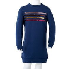 shumee Otroški pulover mornarsko modra 116