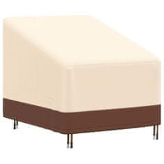 shumee Prevleka za vrtni sedež bež 79x97x48/74 cm 600D oxford