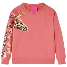 shumee Otroški pulover starinsko roza 104