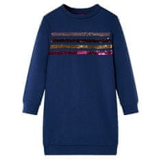 Greatstore Otroški pulover mornarsko modra 104