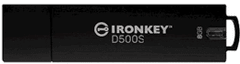 Kingston Ironkey D500S USB ključek, 8 GB, USB 3.2, FIPS 140-3 Level 3, TAA/CMMC, AES-256 bit