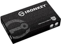 Kingston Ironkey D500S USB ključek, 8 GB, USB 3.2, FIPS 140-3 Level 3, TAA/CMMC, AES-256 bit