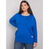 Ženska bluza plus size PALOMA modra RV-BZ-3872.18_381526 Univerzalni