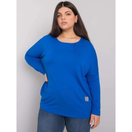 RELEVANCE Ženska bluza plus size PALOMA modra RV-BZ-3872.18_381526