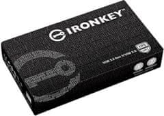 Kingston Ironkey D500S USB ključek, 64 GB, USB 3.2, FIPS 140-3 Level 3, TAA/CMMC, AES-256 bit