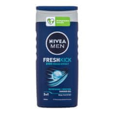 Nivea Men Fresh Kick Shower Gel 3in1 osvežilen gel za prhanje 250 ml za moške