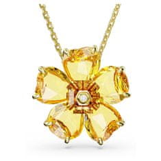 Swarovski Nezgrešljiva pozlačena ogrlica s kristali Florere 5650570