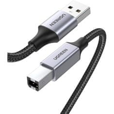 Ugreen tiskalniški kabel, USB 2.0 tipa B USB kabel USB A v USB B, 3m, črn (80804)