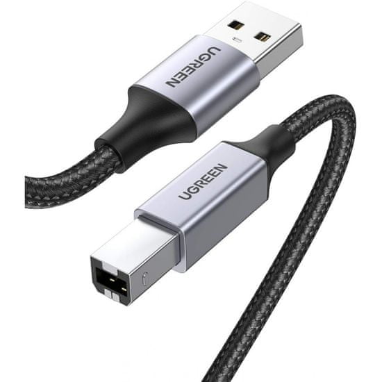 Ugreen tiskalniški kabel, USB 2.0 tipa B USB kabel USB A v USB B, 3m, črn (80804)