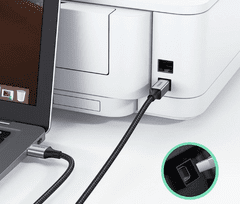 tiskalniški kabel, USB 2.0 tipa B USB kabel USB A v USB B, 3m, črn (80804)