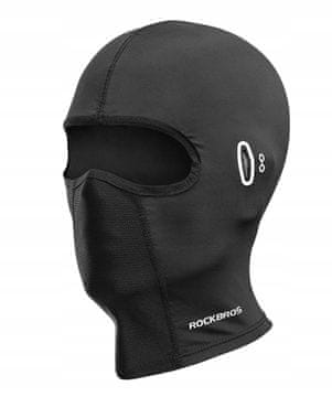ROCKBROS Kolesarska maska Rockbros, bandana za obraz, črna KR3