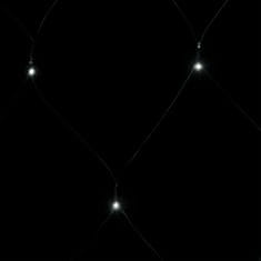 Vidaxl Novoletna svetlobna mreža hladno bela 3x2 m 204 LED lučk