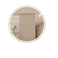 S6 Steklarstvo Šest Okroglo LED ogledalo S618A, fi 80cm, LED kopalniško ogledalo, 3 barve, dimmer, antifog