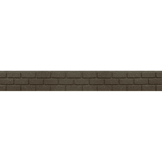 Multy Home Vrtni robnik Bricks 15cm rjav