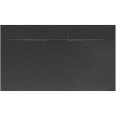 REA Tuš kad Bazalt long Black 80x120