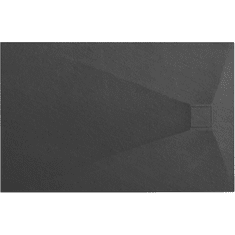 REA Tuš pladenj Magnum Black 120x90