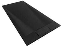 REA Tuš kad Bazalt Black 80x120