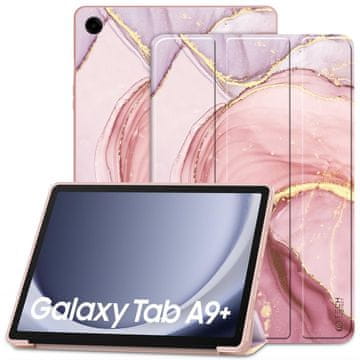 Tech-protect Smartcase ovitek za Samsung Galaxy Tab A9 Plus 11'', marble