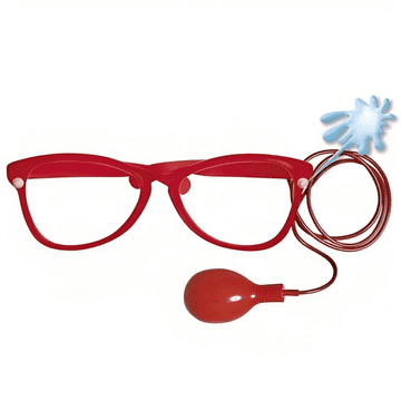 Widmann Maksi Klovnska Očala + Pršilka (rdeča)