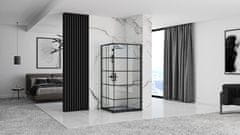 REA Concept Black 80x100 tuš kabina