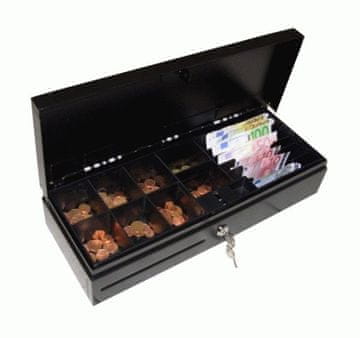 Optipos Flip Top predal za denar model 460 črn/črn