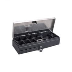 Flip Top predal za denar model 460, črn/inox