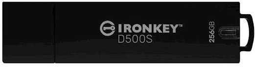 Kingston Ironkey D500S USB ključek, 256 GB, USB 3.2, FIPS 140-3 Level 3, TAA/CMMC, AES-256 bit
