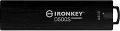 Kingston Ironkey D500SM USB ključek, 64 GB, USB 3.2, FIPS 140-3 Level 3, TAA/CMMC, AES-256 bit