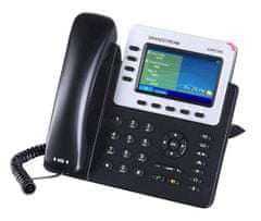 Grandstream GXP-2140 Telefon VoIP, barvni LCD, 4x računi SIP, 4x linije, 2x RJ45, POE, 5x prog. tl.
