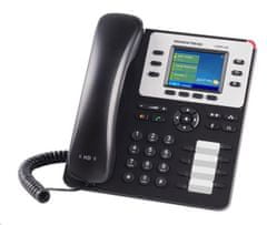Grandstream GXP-2130 IP telefon, TFT zaslon, 3x SIP, 2x 10/100/1000 priključkov, PoE, zvok HD