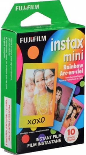 FujiFilm Instant film Barvni film Instax mini RAINBOW 10 fotografij