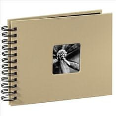 Hama Foto album FINE ART 24x17 cm, 50 strani, sivkasta barva, spirala, lepilo